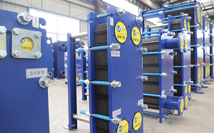 316L鍍鋅框架板式換熱器即將發貨